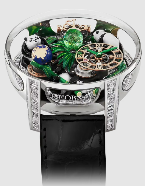 Jacob & Co astronomia art PANDA (WHITE GOLD, BAGUETTE) replica watch AS912.30.AA.AB.A Jacob & Co astronomia art PANDA (WHITE GOLD, BAGUETTE) replica watch AS912.30.AA.AB.A